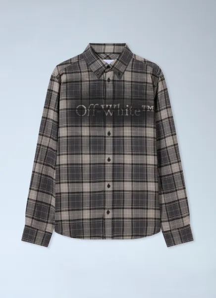 Spray Book Check Flannel Shirt