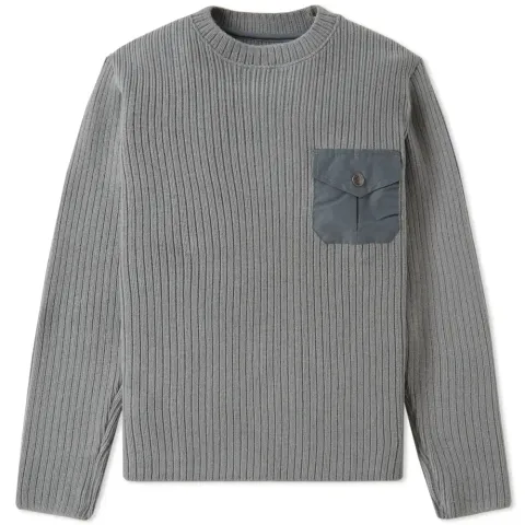 Design Pocket Crew Knit