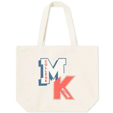 Maison Kitsuné College Tote Bag