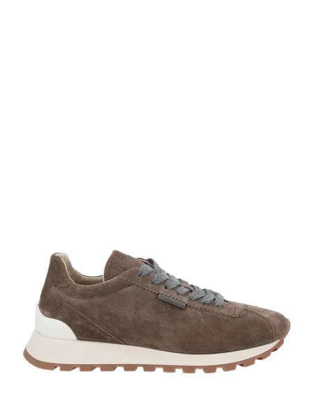 BRUNELLO CUCINELLI Suede Runners Brown