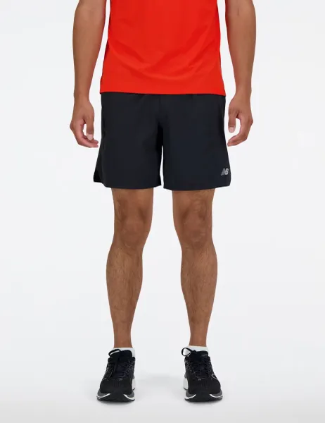 New Balance Woven Stretch Longer Length Running Shorts Black