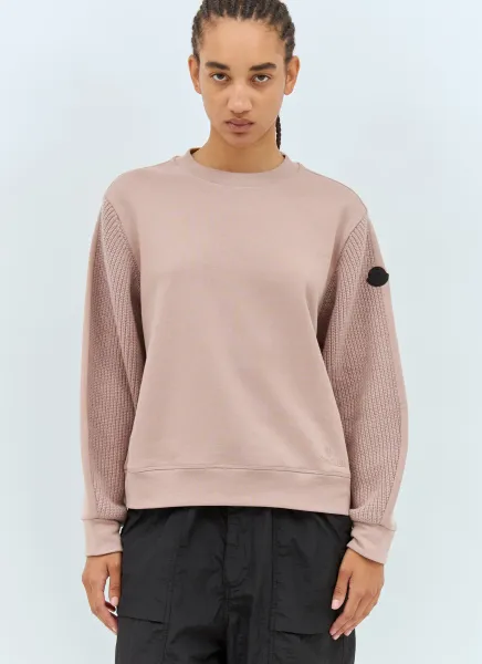 Wool Panels Sweatshirt