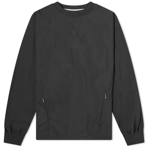 Nylon Drawstring Crew Sweat