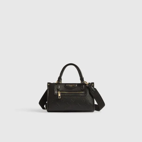 River Island Embossed Monogram Crossbody Bag