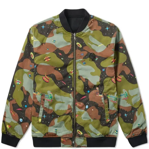 Space Camothermal Reversible Bomber Jacket