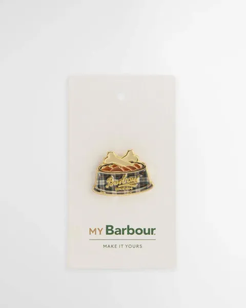 Dog Bowl Pin Badge