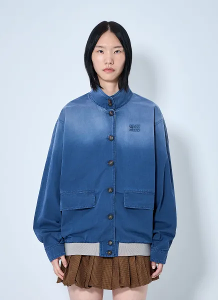Old Washed Twill Blouson Jacket