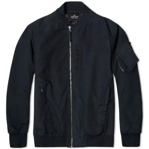 Garment Dyed Nylon Twill Bomber