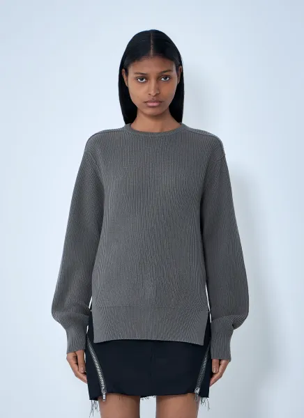 Ribbed Knit Sweater