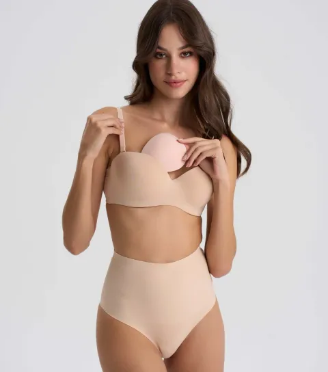 Women's Tan Half Cup Push Up Pads