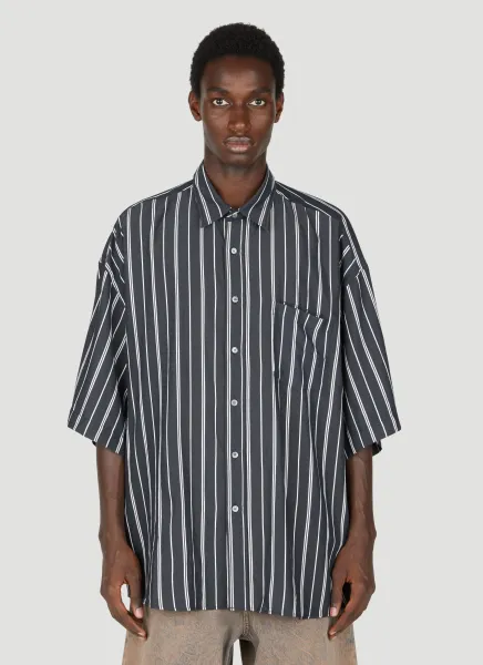 Stripe Short Sleeve Shirt