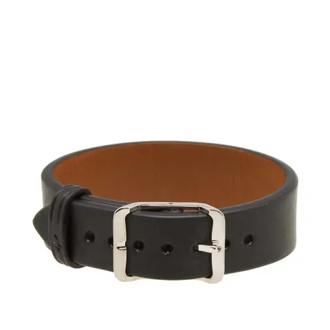 11 Logo Leather Bracelet