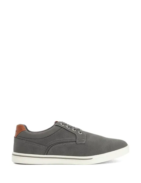 Dune London Lace Up Trainers Grey