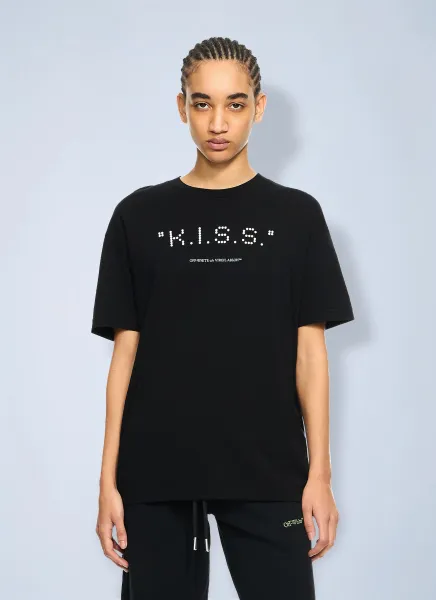Off-White Kiss Quote T-shirt