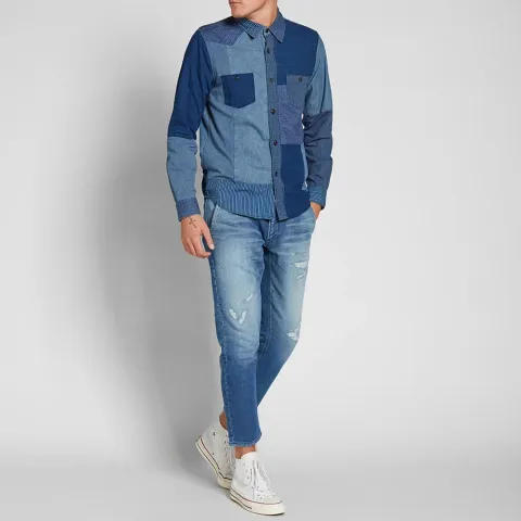 Boro Stretch Cropped Jean