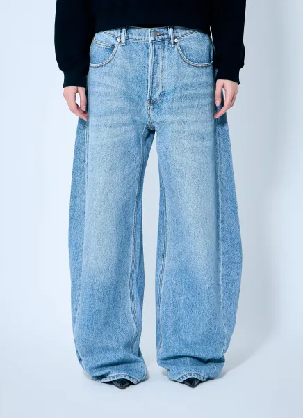 Oversized Round Low Rise Jeans