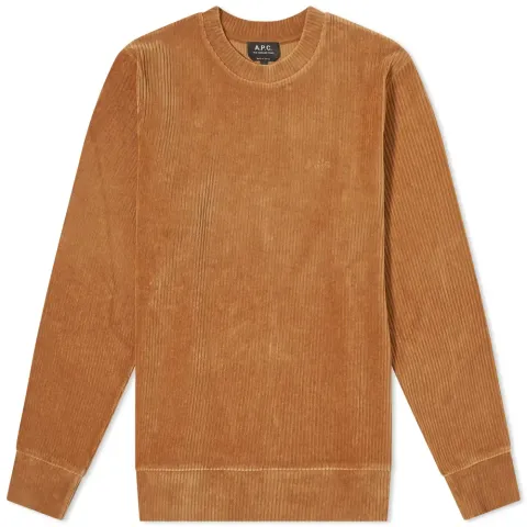 A.P.C. Remy Corduroy Crew Sweat
