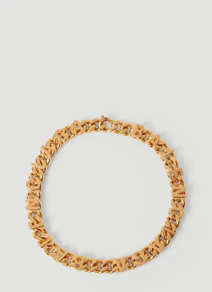 Chain Logo Necklace
