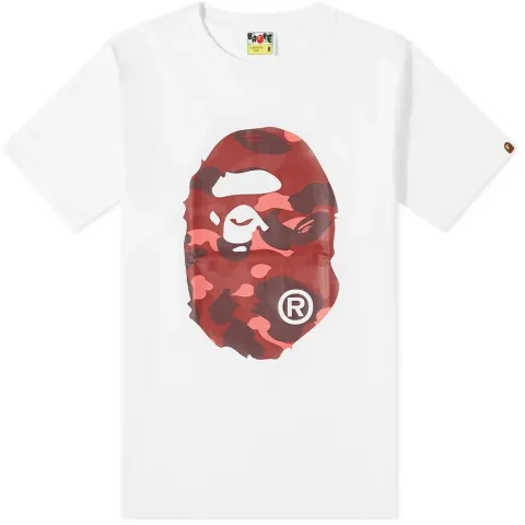 Color Camo Big Ape Head Tee