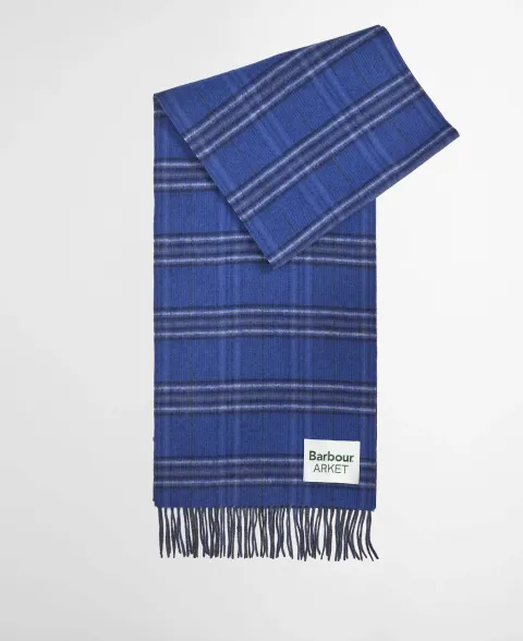 x ARKET Check Wool Scarf