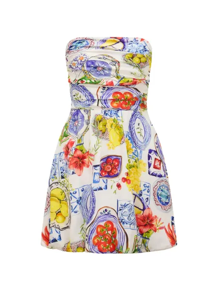 Forever New Phoebe Strapless Bubble Hem Mini Dress