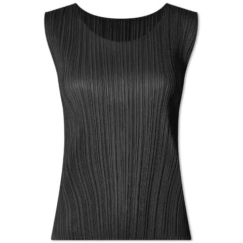 Pleats Sleeveless Top