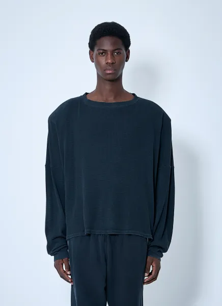 Shoulder Pad Thermal Sweatshirt