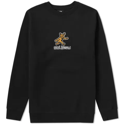 Bear Applique Crew Sweat
