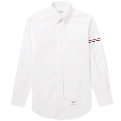 Arm Band Button Down Oxford Shirt