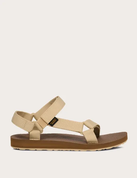 Teva Ankle Strap Flat Heel Sandals Natural