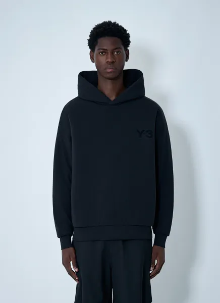 Logo Motif Hooded Sweatshirt