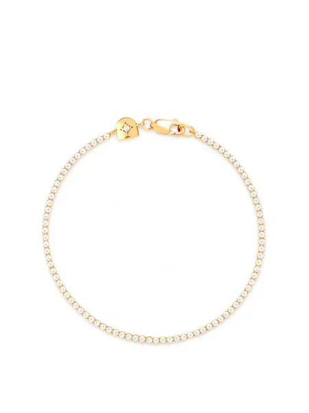 Tennis Chain Bracelet 18kt 18kt gold