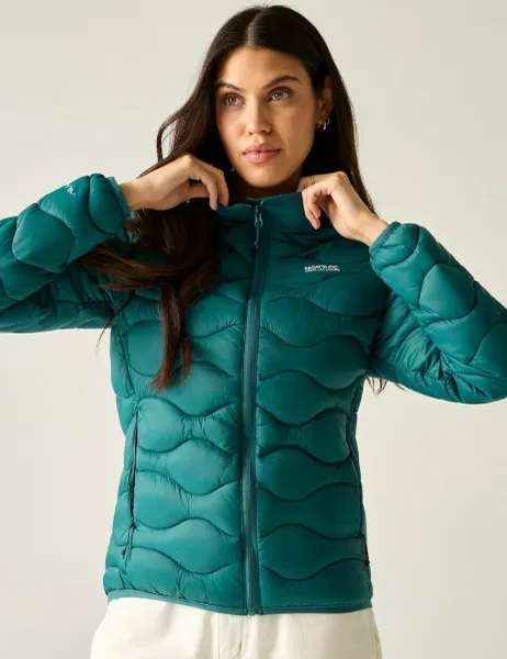 Regatta Hydi Water Repellent Padded Quilted Jacket Green