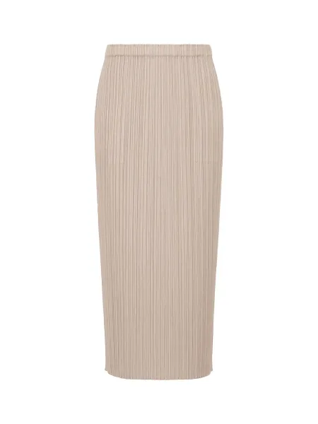 Pleats Please Basics Skirt Greige