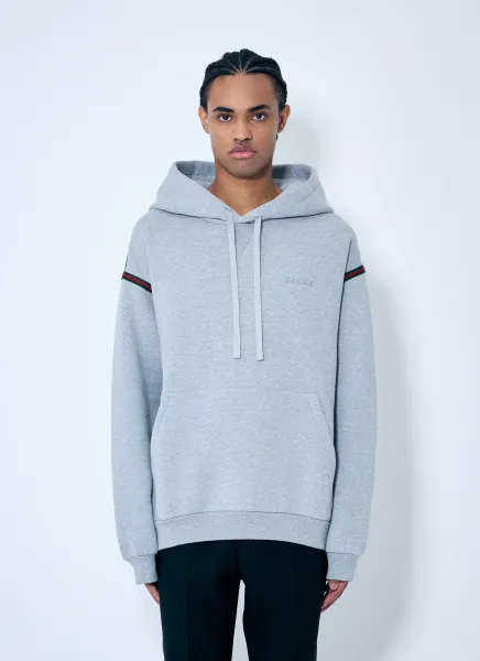 Cotton-Jersey Hooded Sweatshirt