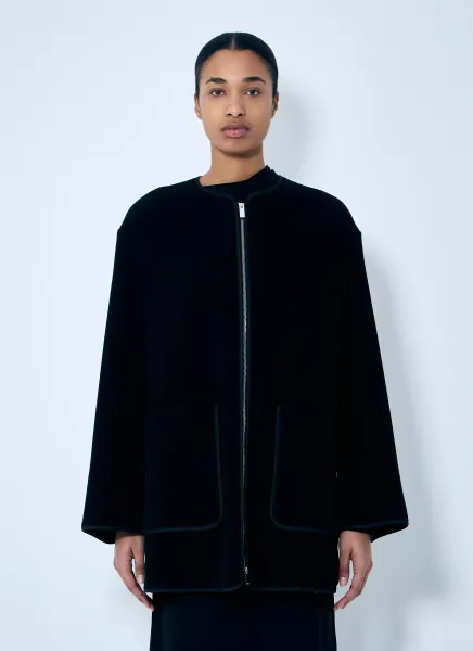 Felted Wool-Blend Jacket
