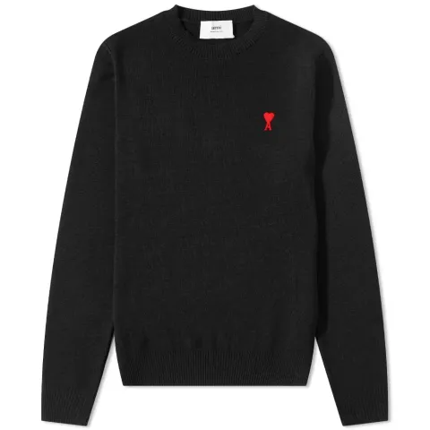 AMI Small A Heart Crew Knit