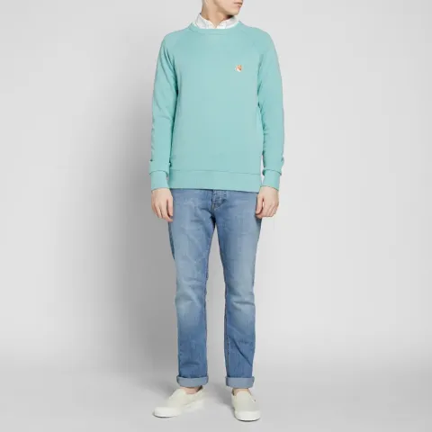 Maison Kitsuné Fox Head Crew Sweat