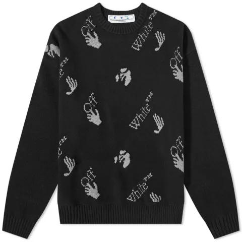 OW Logo Allover Knit
