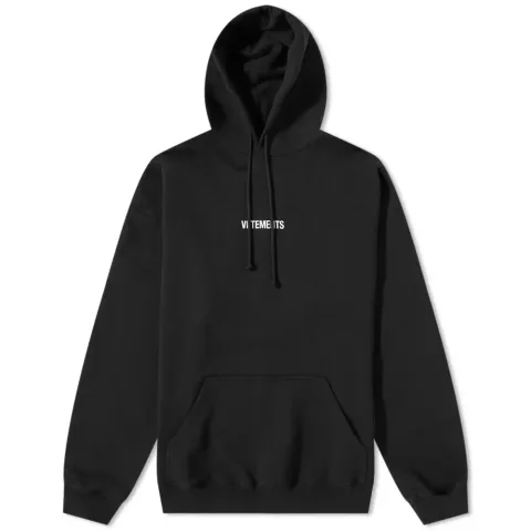 Logo Label Popover Hoodie