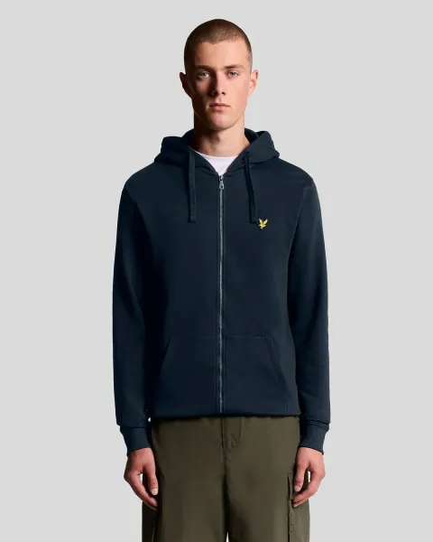 Lyle & Scott Loopback Cotton Full Zip Hoodie