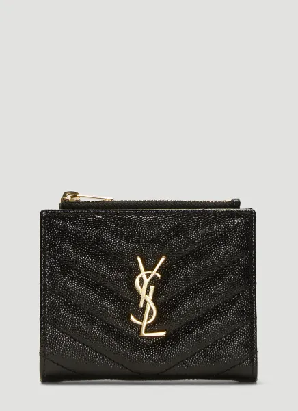 Monogram Grain De Poudre Zipped Card Case