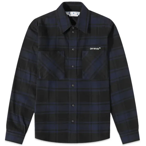 Outline Arrows Flannel Shirt
