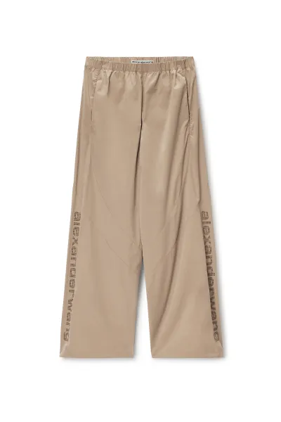 PERFORATED LOGO MID-RISE TRACK PANT