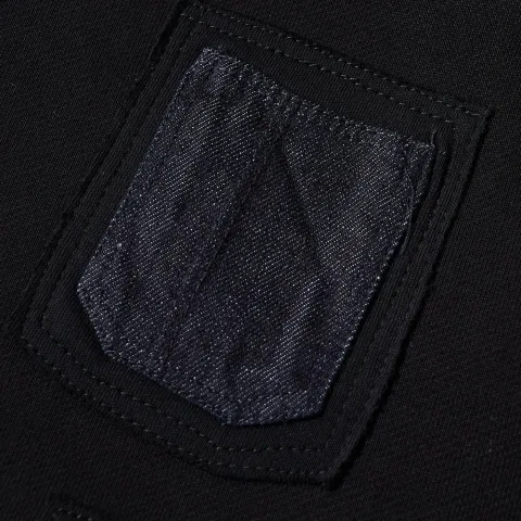 Denim Pocket Crew Sweat