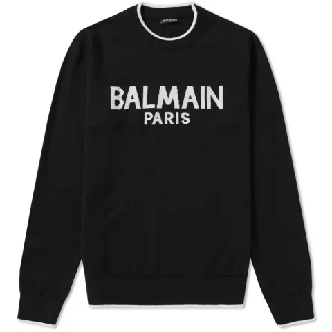 Logo Intarsia Knit