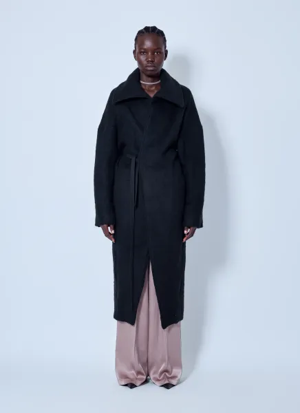 Rick Owens Dracucollar Belted Coat