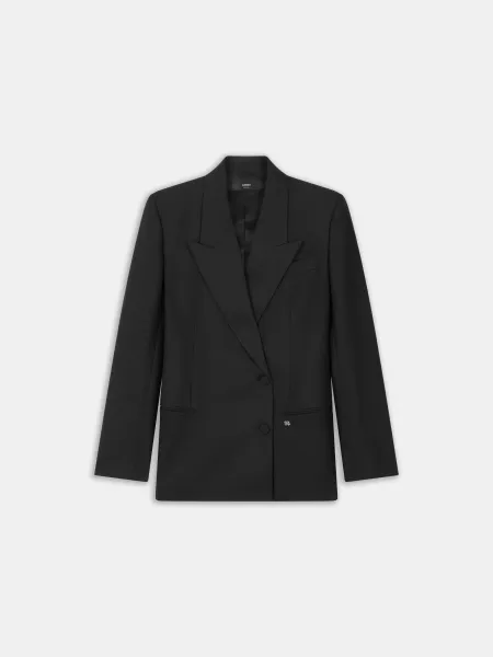WOMEN - WOMEN'S DOUBLE BREASTED BLAZER - Black