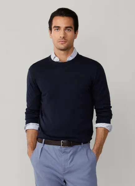 Cotton-Cashmere Crew-Neck Jumper