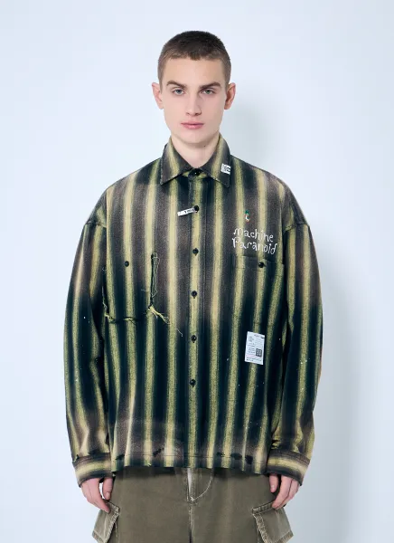 Vintage-Like Striped Shirt